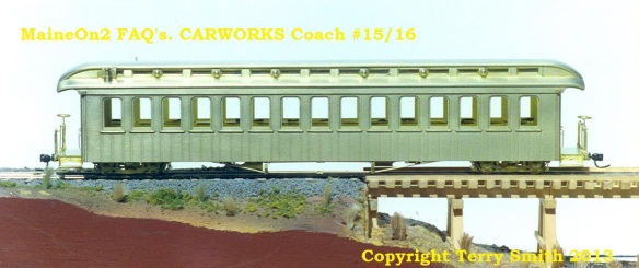 The Carworks B&SR coach #15/#16